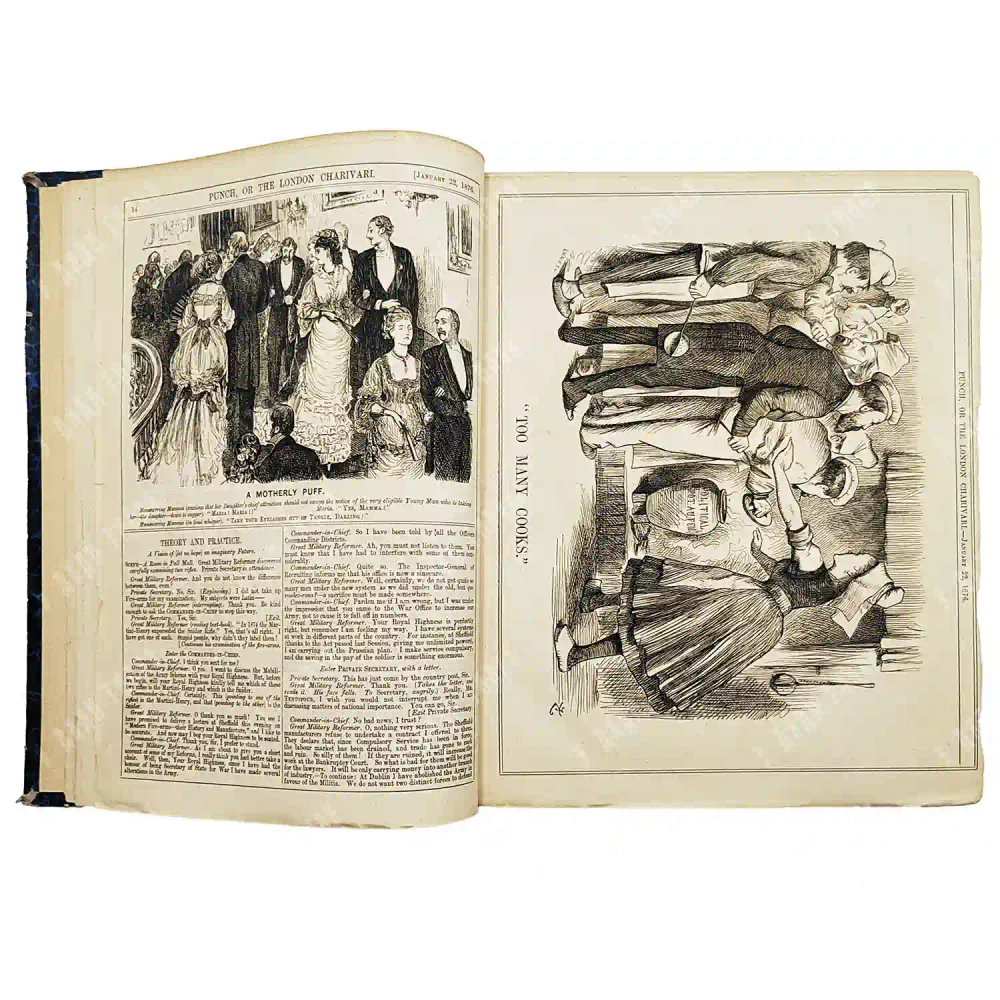 Журнал «Punch, or the London Charivari». Том LXX (70). Лондон, 1876.