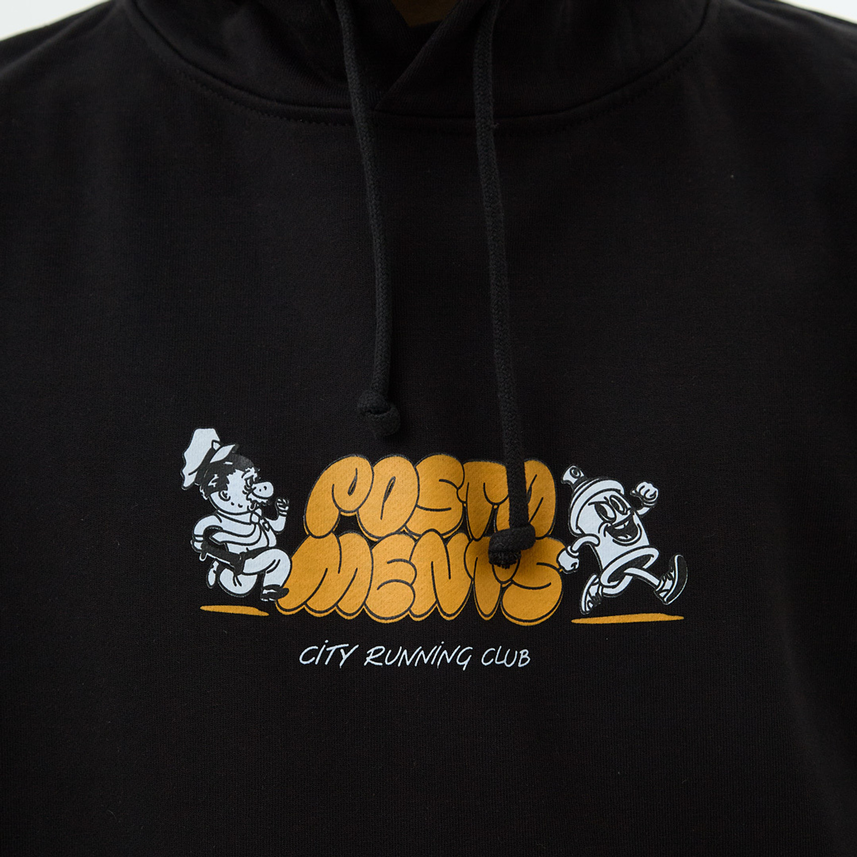 Худи Postaments Running Club (black) артикул: - купить в магазине Дайс