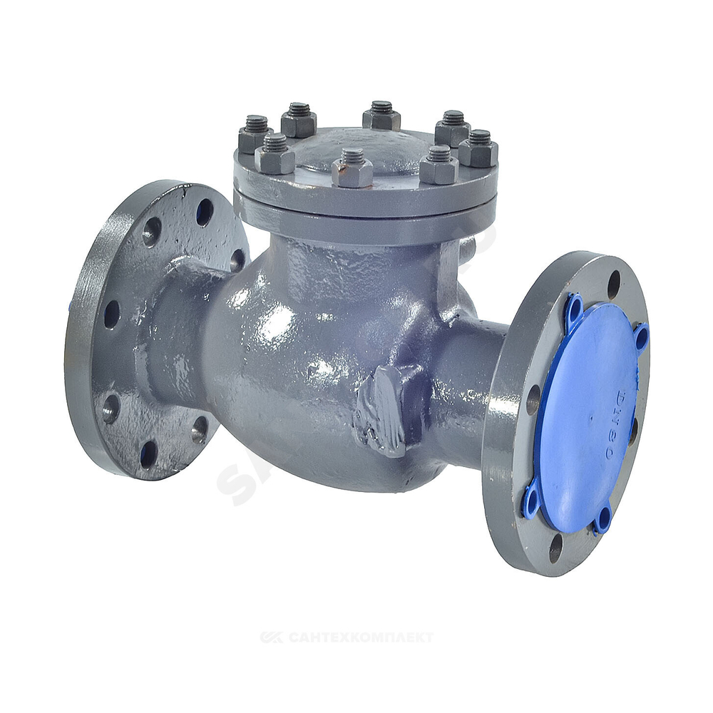 Клапан обратный сталь поворотный 19с76нж Ду 200 Ру16 Тмакс=425 оС фл диск сталь WGCN