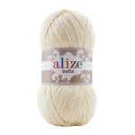 Пряжа Alize (Ализе) Bella 100 / уп.5 мот. по 100 г, 360м, 001 молочный A