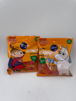 Фруктовые жевательные конфеты Fazer Moomin, 2 упаковки по 80 г (Из Финляндии)