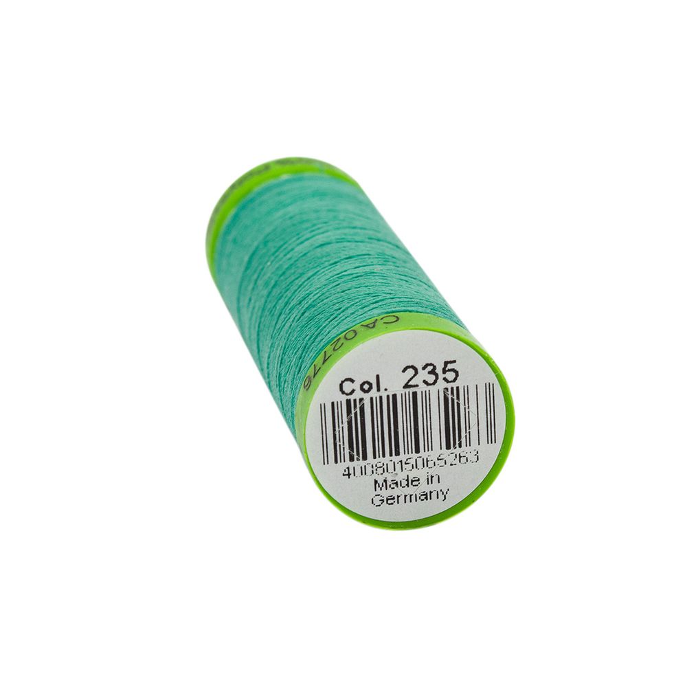 Нитки для тонких тканей Gutermann Extra Fine 150 (200 метров), 5 кат. | 235 изумрудный