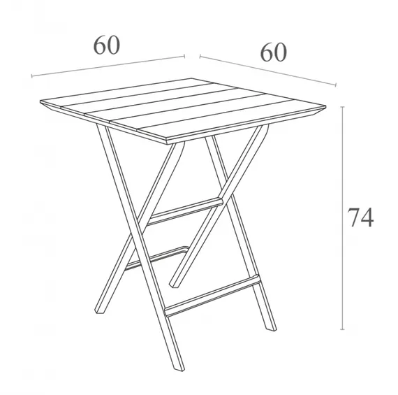Helen Folding Table 60