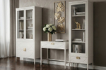 Консоль Garda Decor бежевая 1 ящик 100*80*40 см