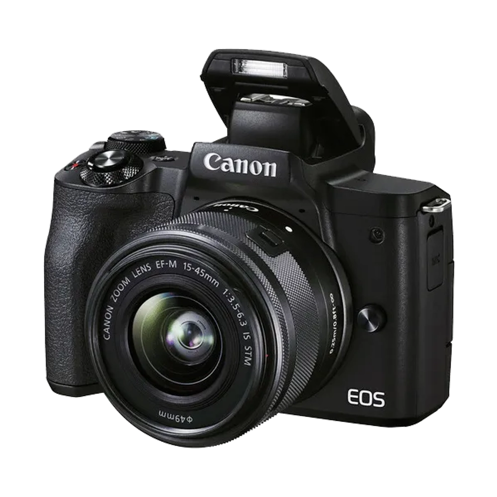 Беззеркальная камера Canon EOS M50 Mark II Kit EF-M 15-45mm f/3.5-6.3 IS STM. Черный