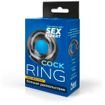 Дымчатое эрекционное кольцо-бублик 4см Bior Toys Sex Expert SEM-55281