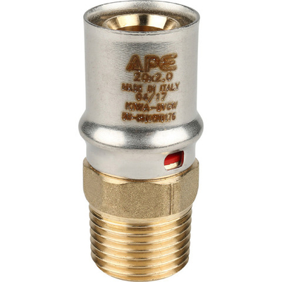 Переходник STOUT НР 1/2" х20 пресс