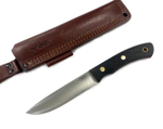 Нож Praiter, N690 конв., микарта черная, 246.2162