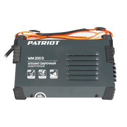 Аппарат сварочный инверторный PATRIOT WM 200D MMA