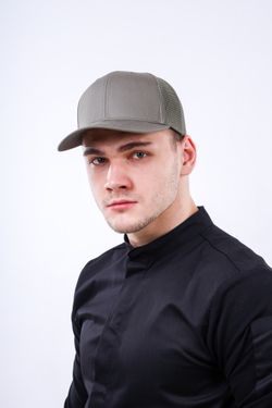 Бейсболка с сеткой AirChef olive