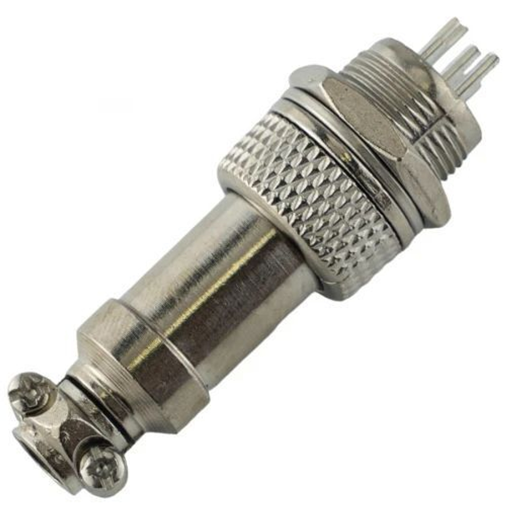 Авиационный разъем GX12 3Pin (штекер+гнездо)