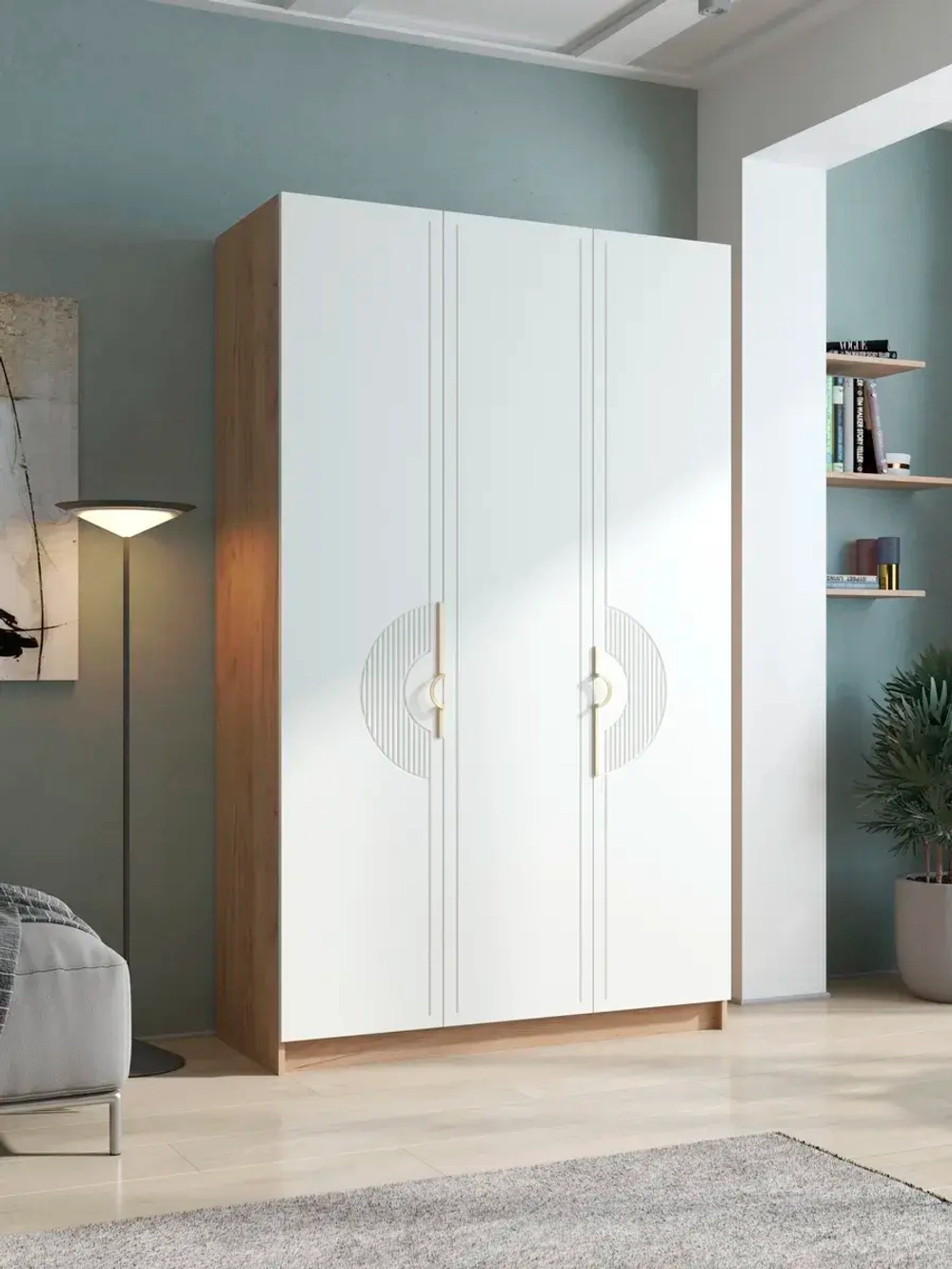 Шкаф распашной Olivia 3, 120 см