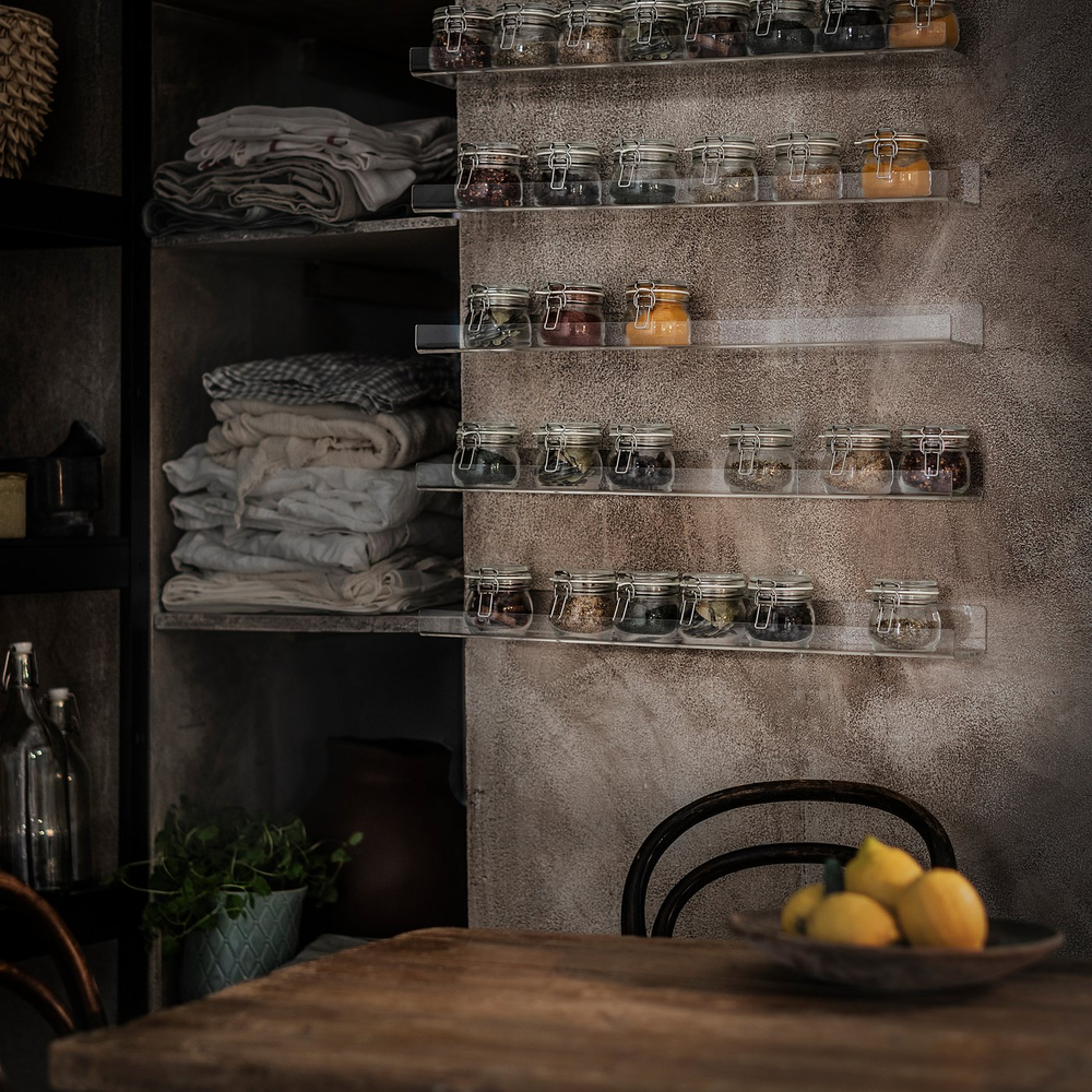 IKEA MELLÖSA  (ИКЕА МЕЛЛЁСА)  -  Полка для фотографий - прозрачная 60 см