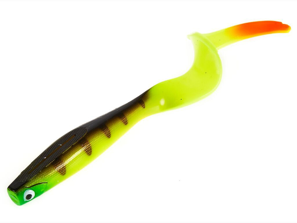 Виброхвост LJ 3D Series Kubira Fire Tail 9" (22,8 см), цвет PG30, 1 шт.