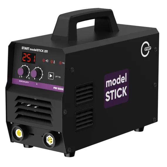 OSA START modelSTICK 251 НАКС Сварочный инвертор 1W251N — полупрофессиональный инверторный сварочный аппарат для монтажников, 251 А