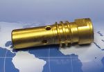 BD-65040 Держатель (свеча) наконечника L=55 мм./ M14x1LH, для сварочных горелок полуавтоматической сварки MF-450 итс