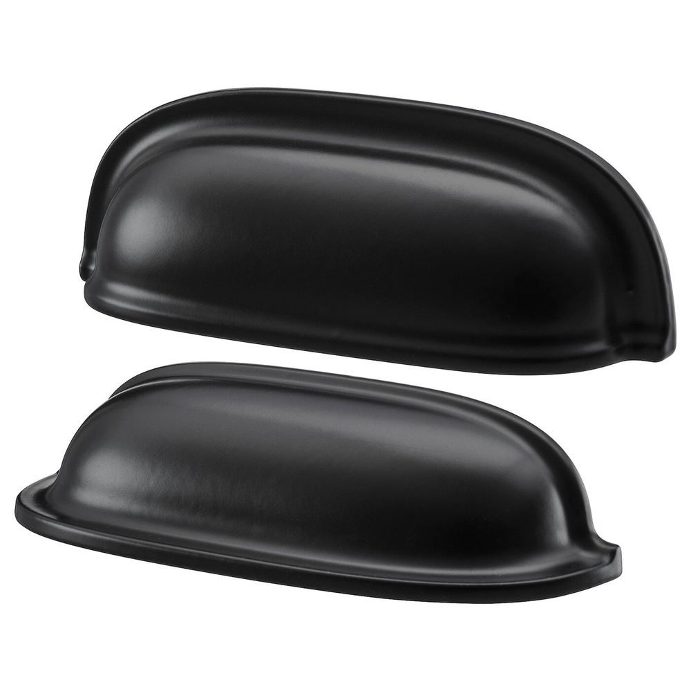 IKEA ENERYDA (ИКЕА ЕНЕРЙДА) — Ручка, черная, 89 мм