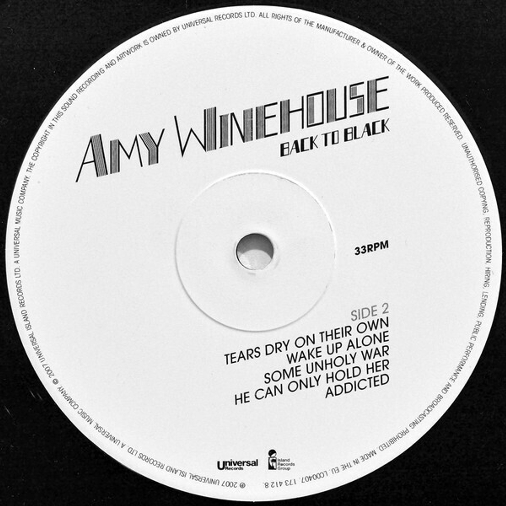 Amy Winehouse / Back To Black (LP)