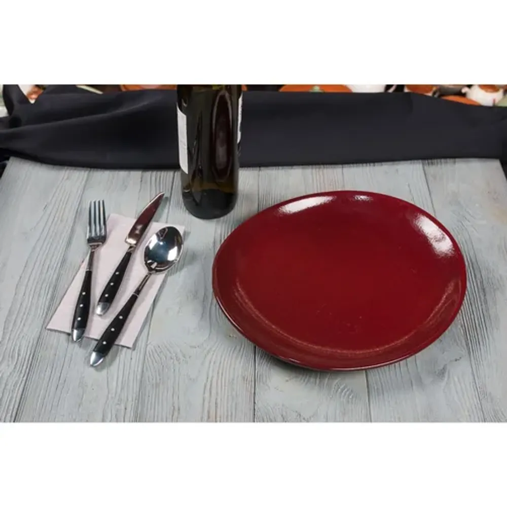 Блюдо овальное 30*26,5 см h2,8 см Evolution Dark Red P.L. Proff Cuisine [1]