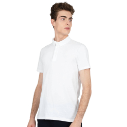 Мужское теннисное поло Le Coq Sportif ESS T/T Polo SS No.1 M - белый