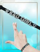 "PRINCESS" - браслет со стразами