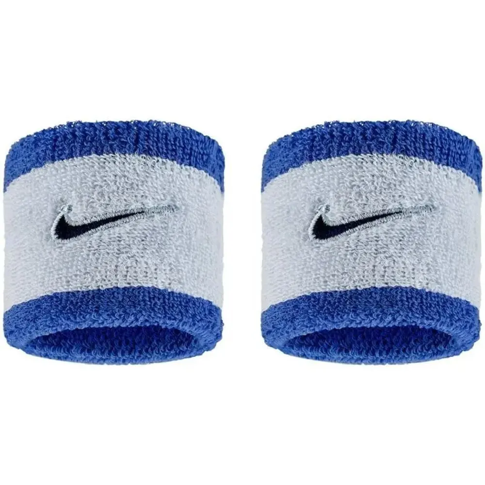 Напульсник теннисный Nike Swoosh 2P - ghost/comet blue/blue void