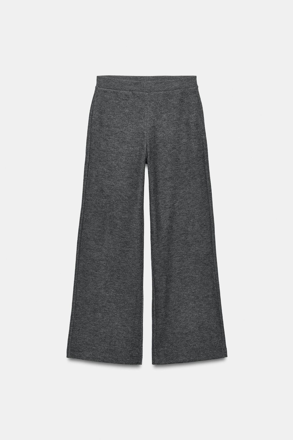 ZARA БРЮКИ ИЗ МЯГКОЙ ТКАНИ, ТЕМНО-СЕРЫЙ