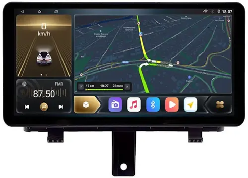 Магнитола для Audi Q3 2011-2019 (все комплектации) - Kuberg монитор 10.25" в стиле Audi на Android 12, Быстрая, CarPlay, 4G SIM-слот