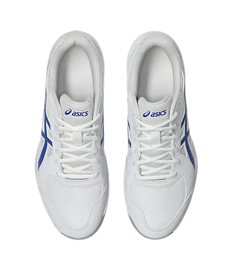 Asics Court Slide 4 Белый-Темный кобальт 2025 Кроссовки