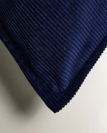 ZARA HOME НАВОЛОЧКА ДЛЯ ДЕКОРАТИВНОЙ ПОДУШКИ ИЗ ВЕЛЬВЕТА, СИНИЙ