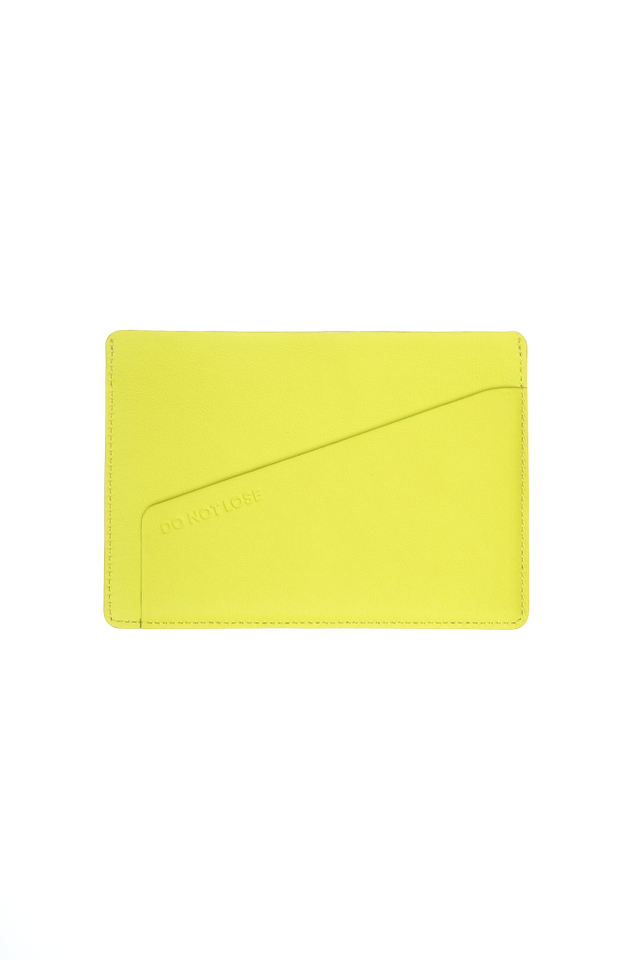 BIG PLANS — Travel Holder LIME