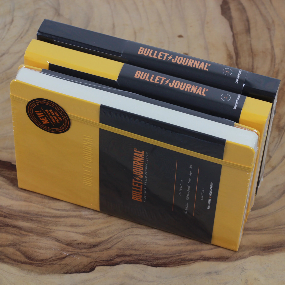 Блокнот Leuchtturm1917 Bullet Journal Edition 2 A5 (14.5x21см.) 120г/м2 - 206 стр. в точку, твердая обложка, цвет: черный (363572)