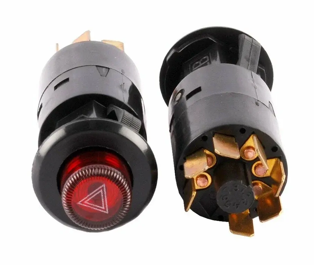 Кнопка аварийной сигнализации 12х24 В, 7 клемм ( г.Порхов) 249-3710-01