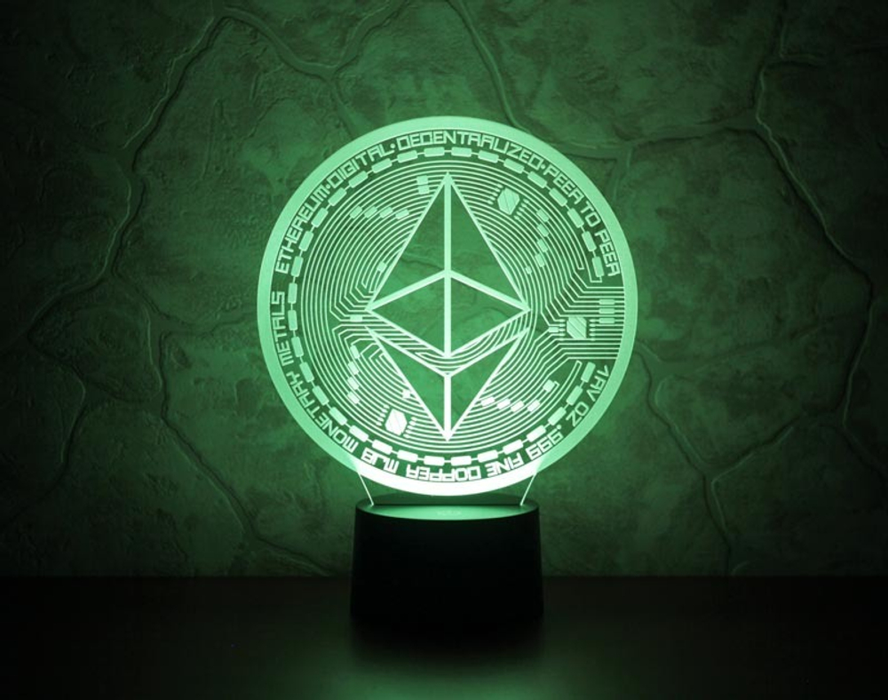 3Д-светильник "Ethereum" (Эфириум)