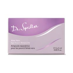 Dr.Spiller Aloe Vera Eye Repair Ampoule Восстанавливающий концентрат для кожи вокруг глаз с экстрактом Алоэ Вера, 5x5 мл