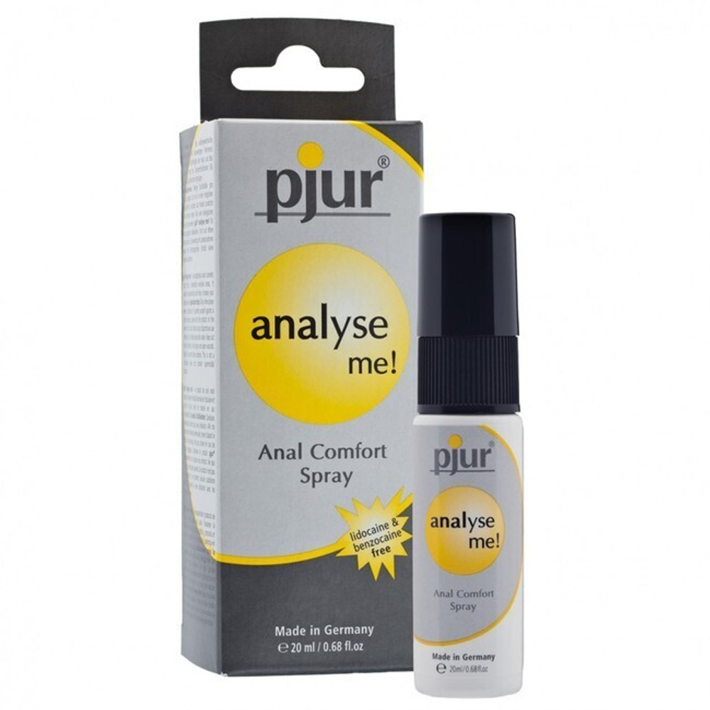 Обезболивающий анальный спрей pjur® analyse me! spray 20 мл (Цвет: прозрачный)