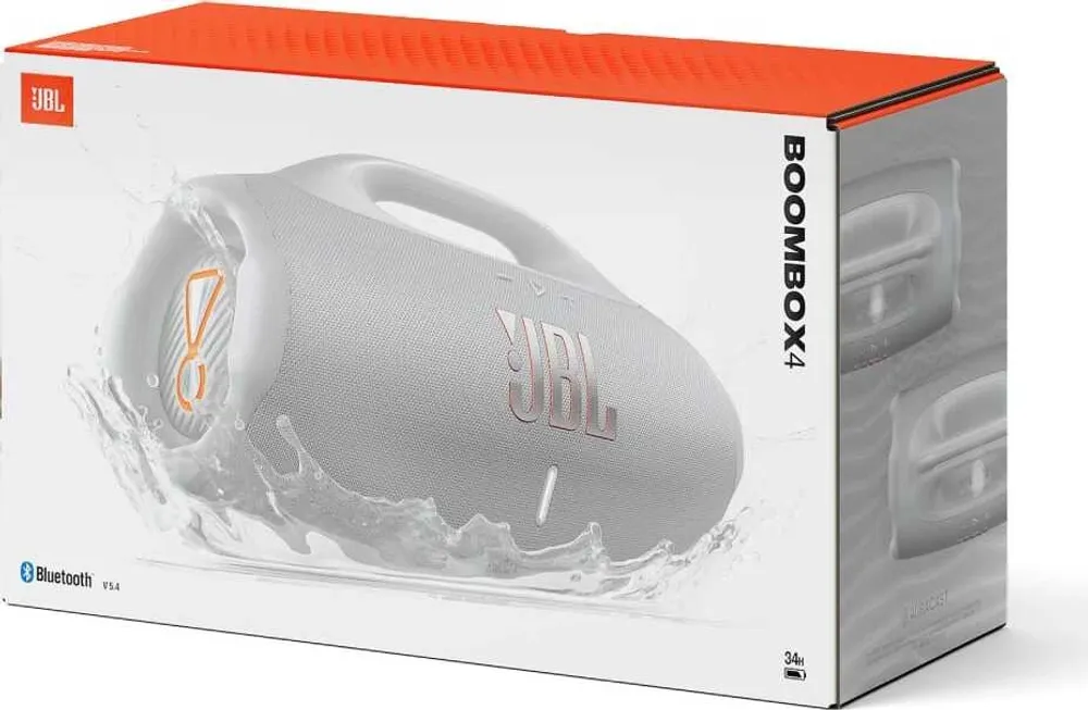 Портативная колонка JBL Boombox 4 White - 7
