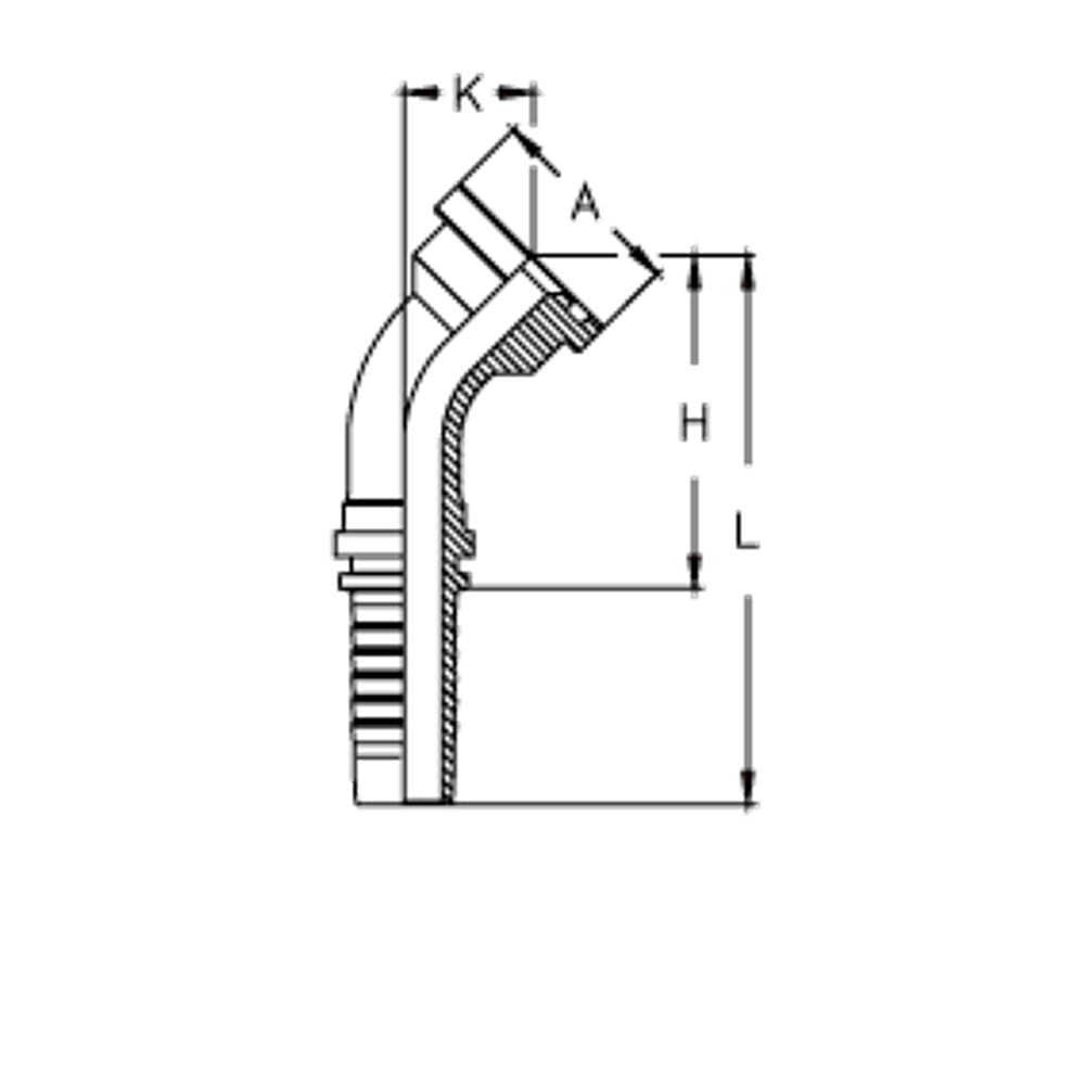 Фитинг DN 25 SFS 3/4 41.3 (45)