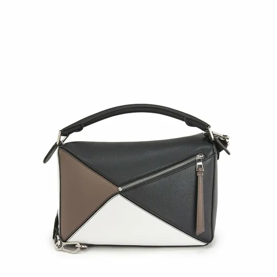 Сумка Loewe Puzzle Small Bag Black/taupe