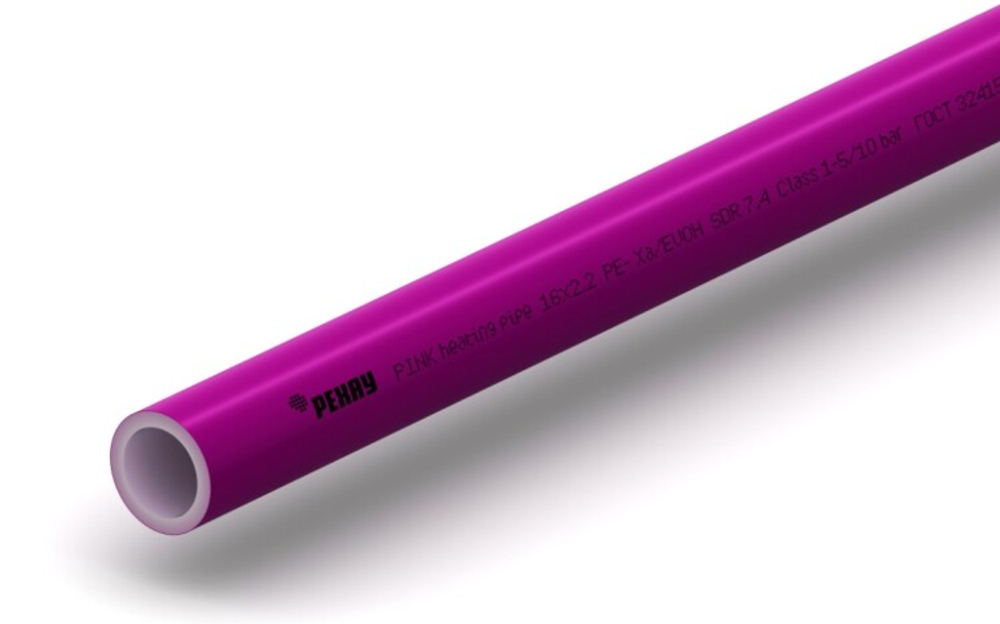 Труба, РЕХАУ, PINK, 16x2,2, бухта 120 м(цена за 1м)