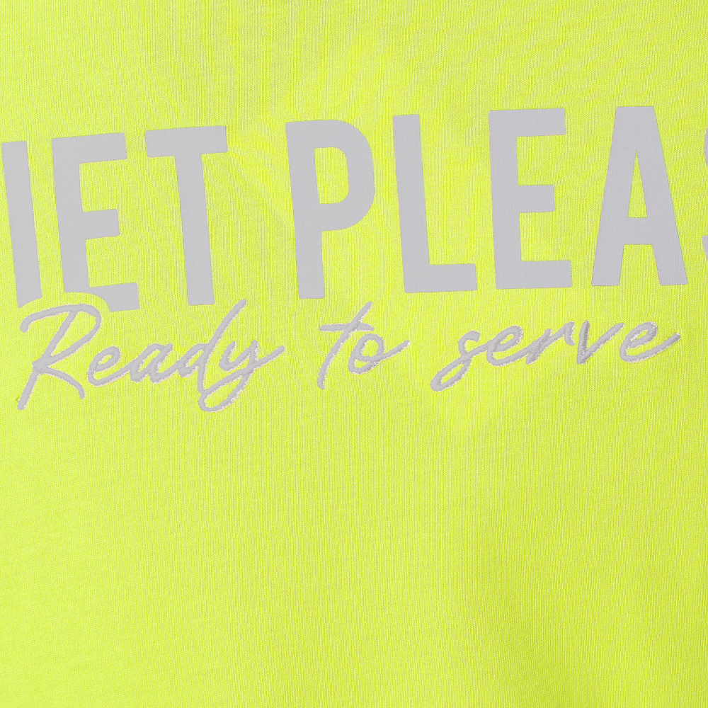 Мужское теннисное поло Quiet Please Ready To Serve T-Shirt Men - Yellow