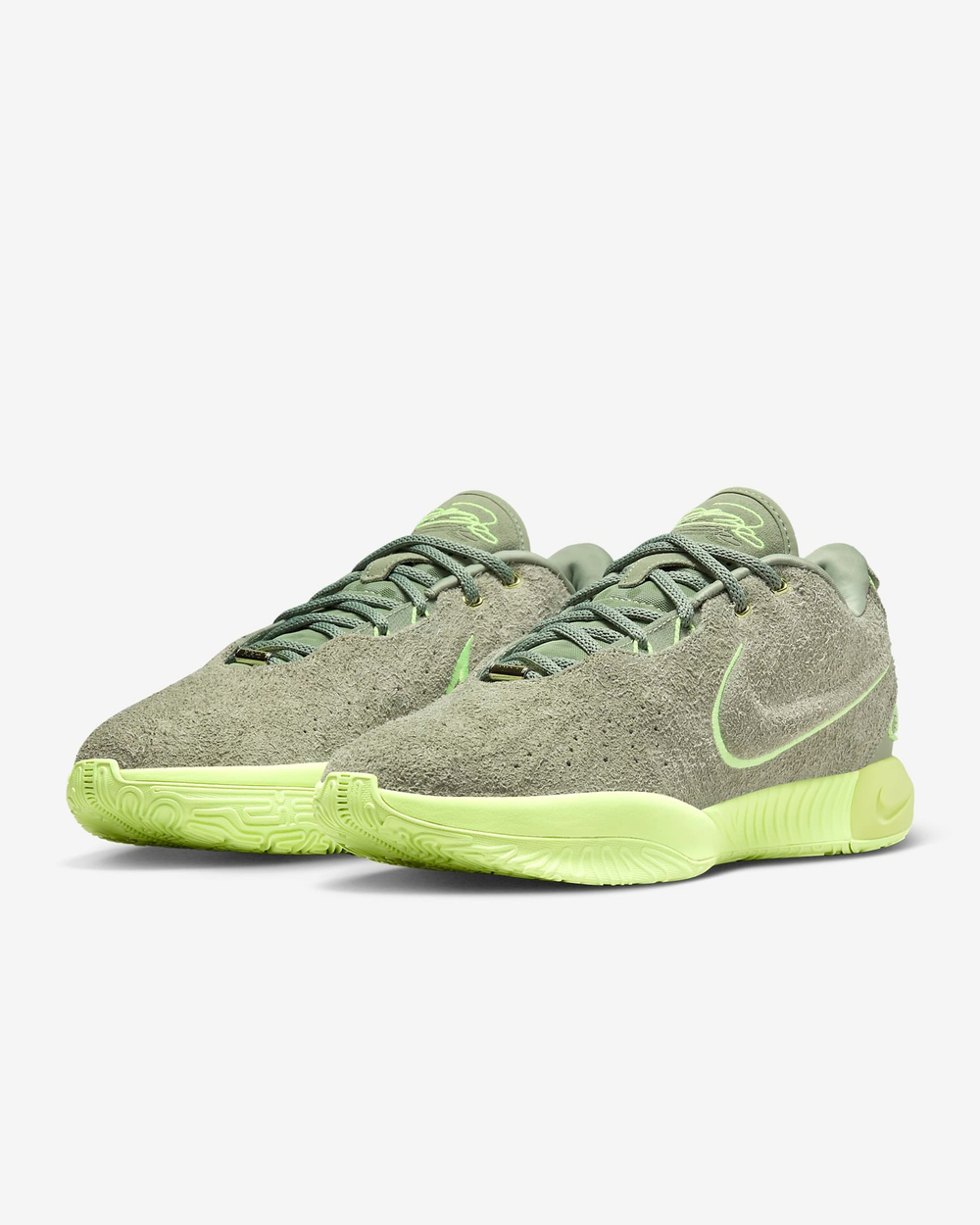 Купить в Москве Nike LeBron 21 Oil Green / Volt