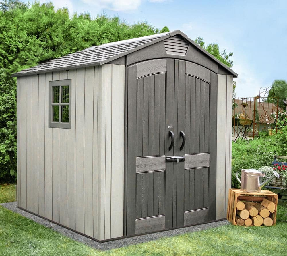 Пластиковый хозблок LifeTime WoodLook 7x7