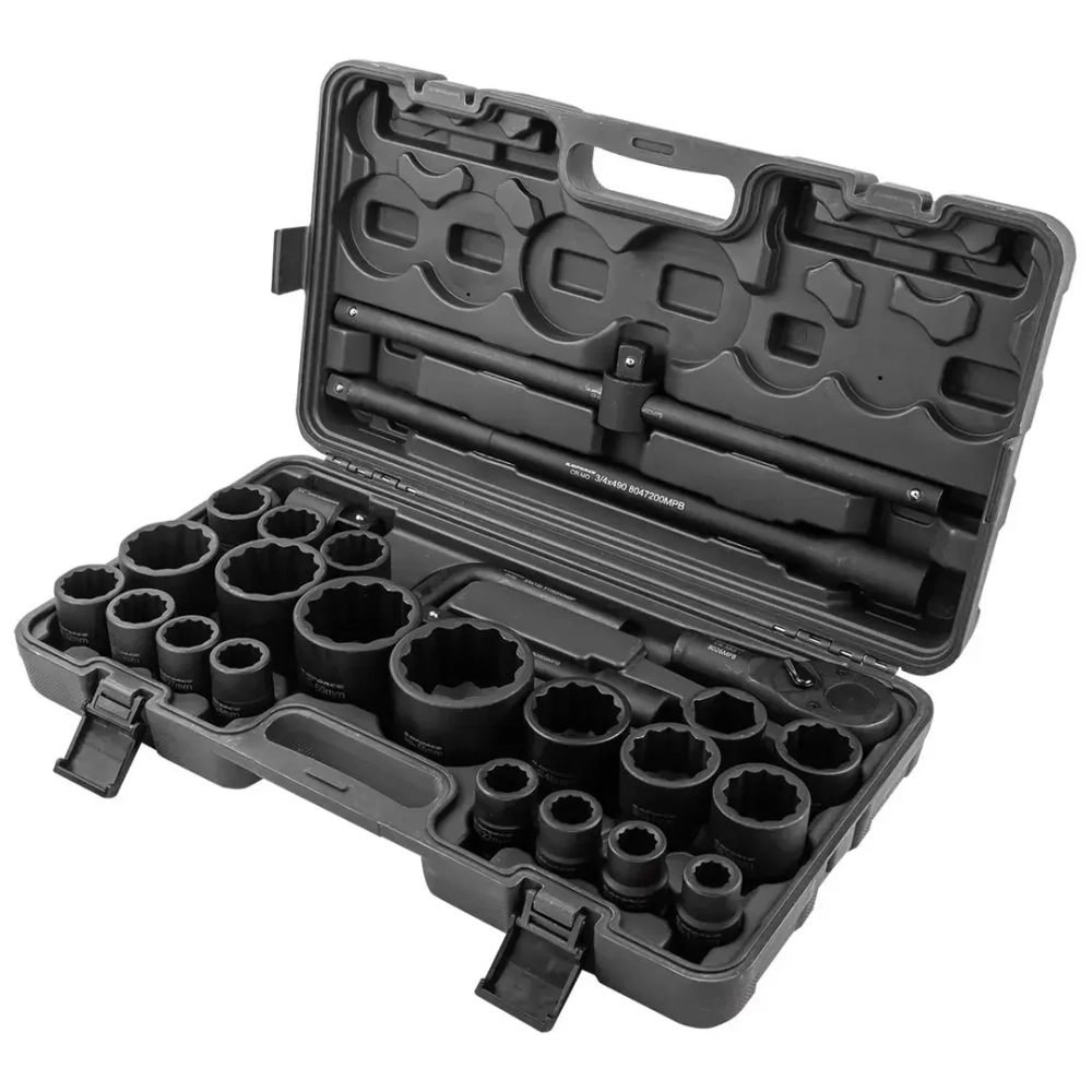 Набор инструментов ударных 26пр, 3/4'', 1''(12гр.) ILOforce IF-68262-9MPB