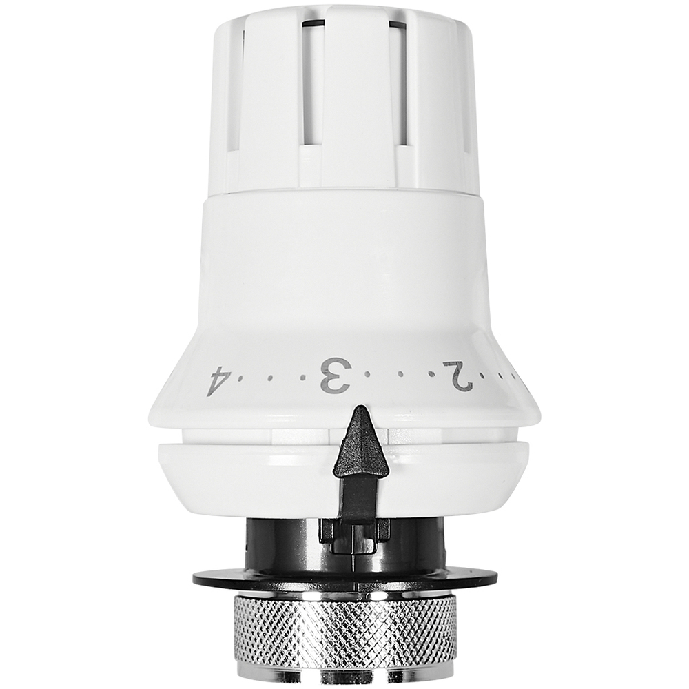 Головка термостатическая ROMMER - M30x1.5 (жидкостная, 6-28°C, цвет белый)