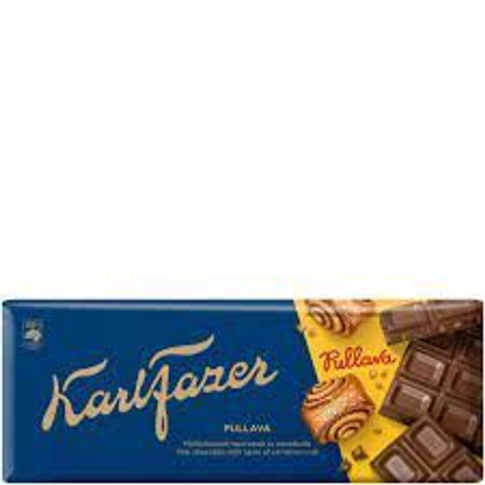 Шоколад Karl Fazer Pullava со вкусом булочек с корицей 185 г (Финляндия)