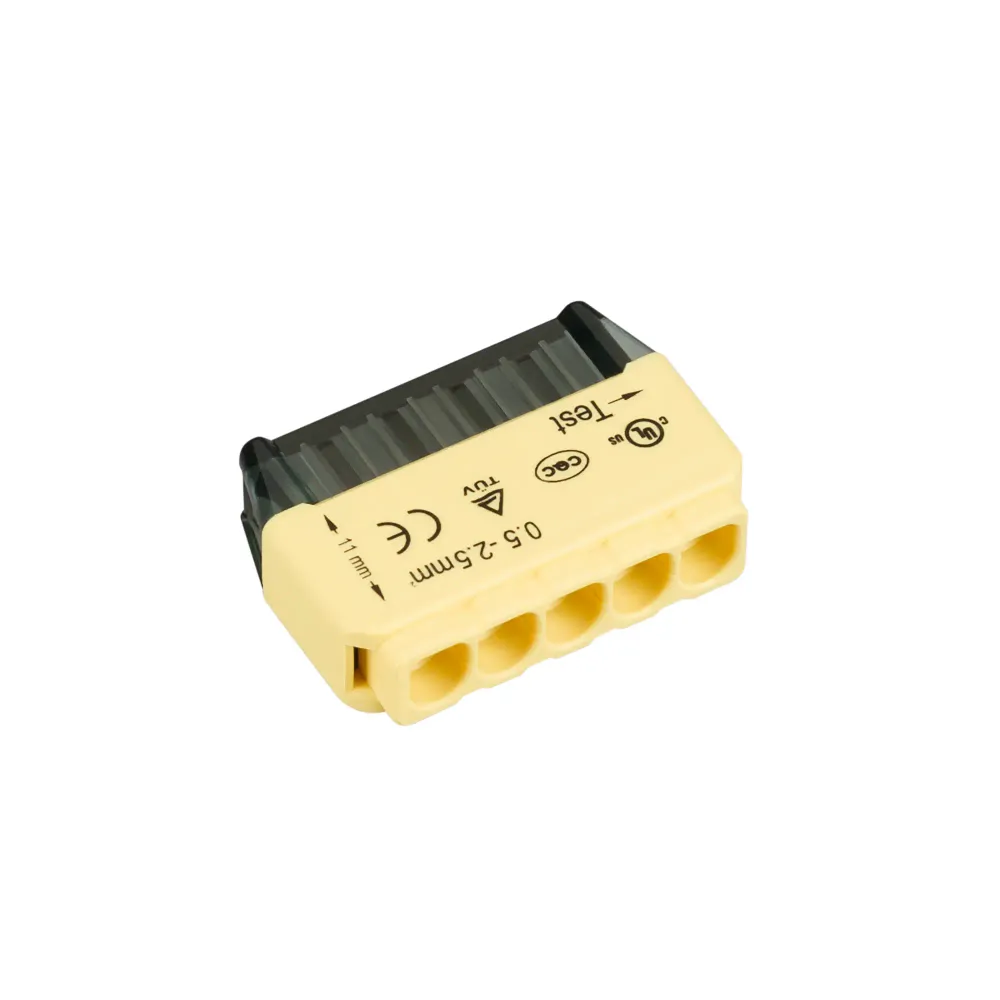 Клемма-коннектор ARL-QCT-5WS2.5-32A-BOX20 (Arlight, Пластик) Клемма-коннектор ARL-QCT-5WS2.5-32A-BOX20 (Arlight, Пластик)