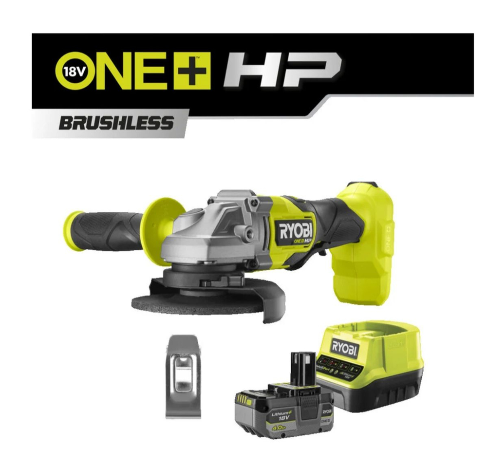 Бесщеточная углошлифмашина RAG18X-1x40SJ Ryobi 18В 5133005707