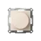 Светорегулятор поворотно-нажимной, LED, RC, 400 Вт Systeme Electric AtlasDesign Бежевый ATN000223