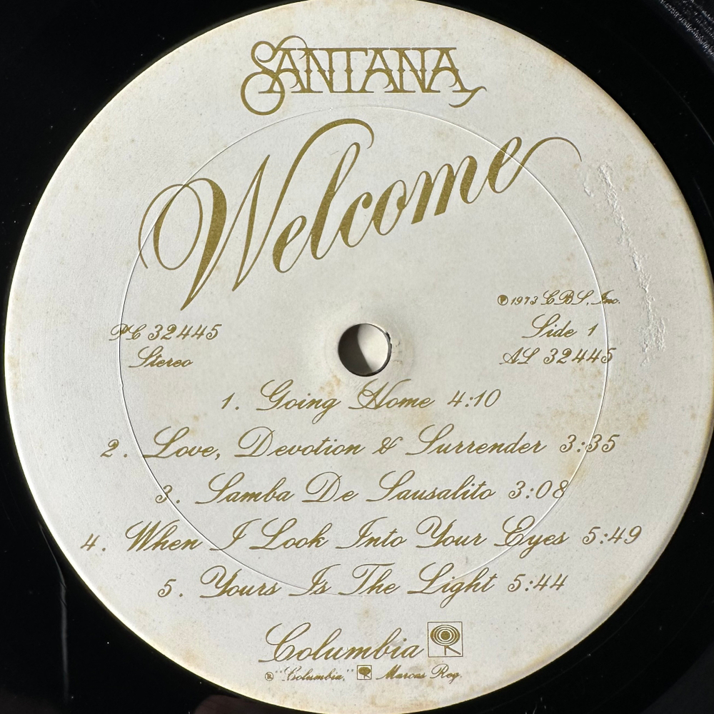 Santana – Welcome (США 1973г.)